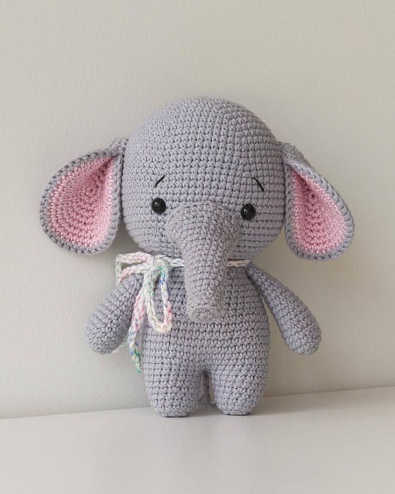 elefantito en crochet