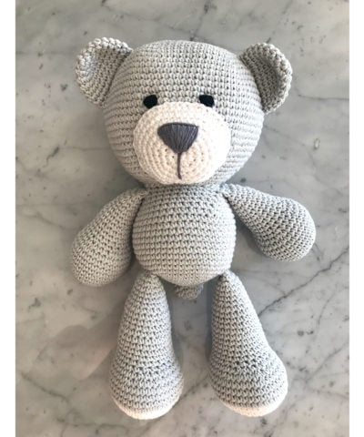 peluches para bebés a crochet oso